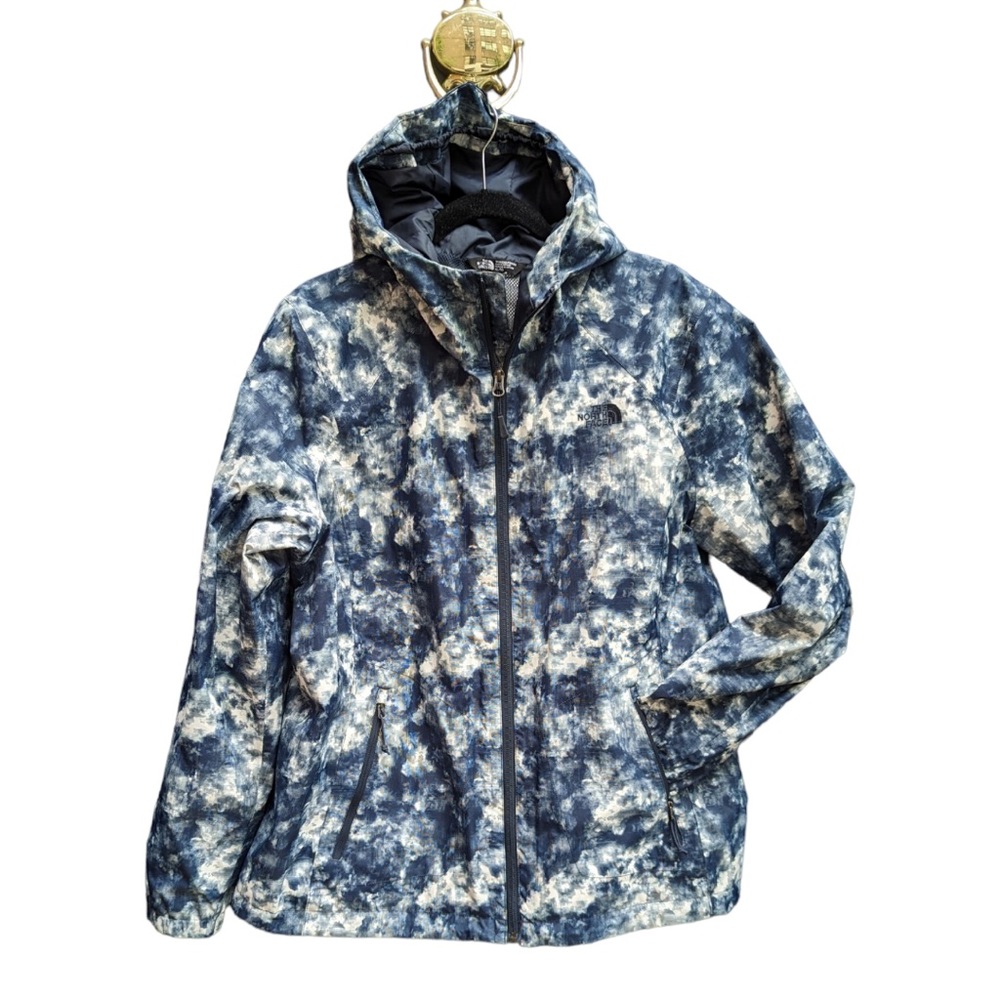 The North Face women’s jacket / rain coat size XL with hood.  Wind & rain proof